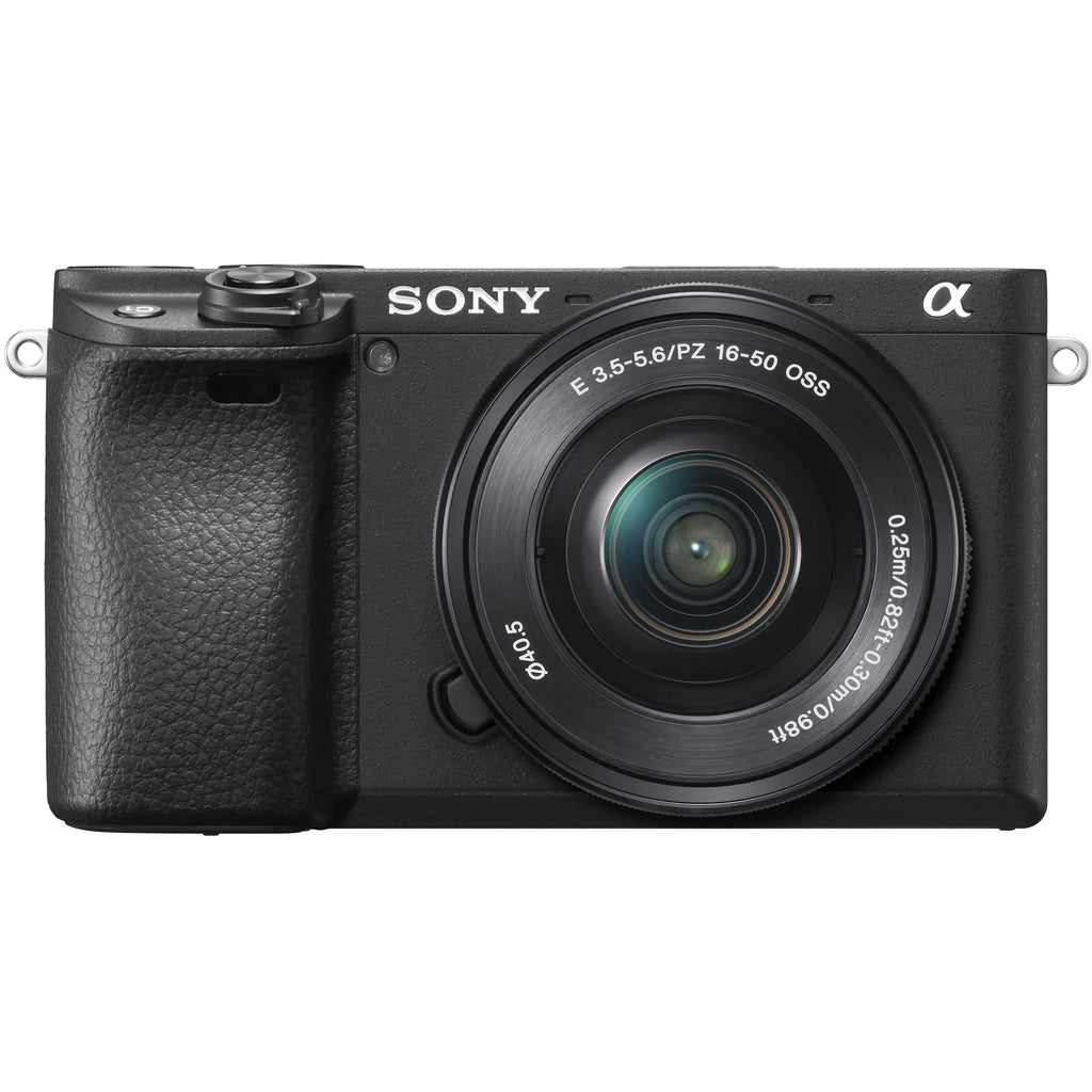 Card, Mirrorless ILCE-6400L Lens Bundle Editing and 16-50mm with Battery Camera 64GB APS-C Kit Video a6400 Interchangeable-Lens with Photo 40.5mm and Camera Suite, Memory Filter Bag, Camera