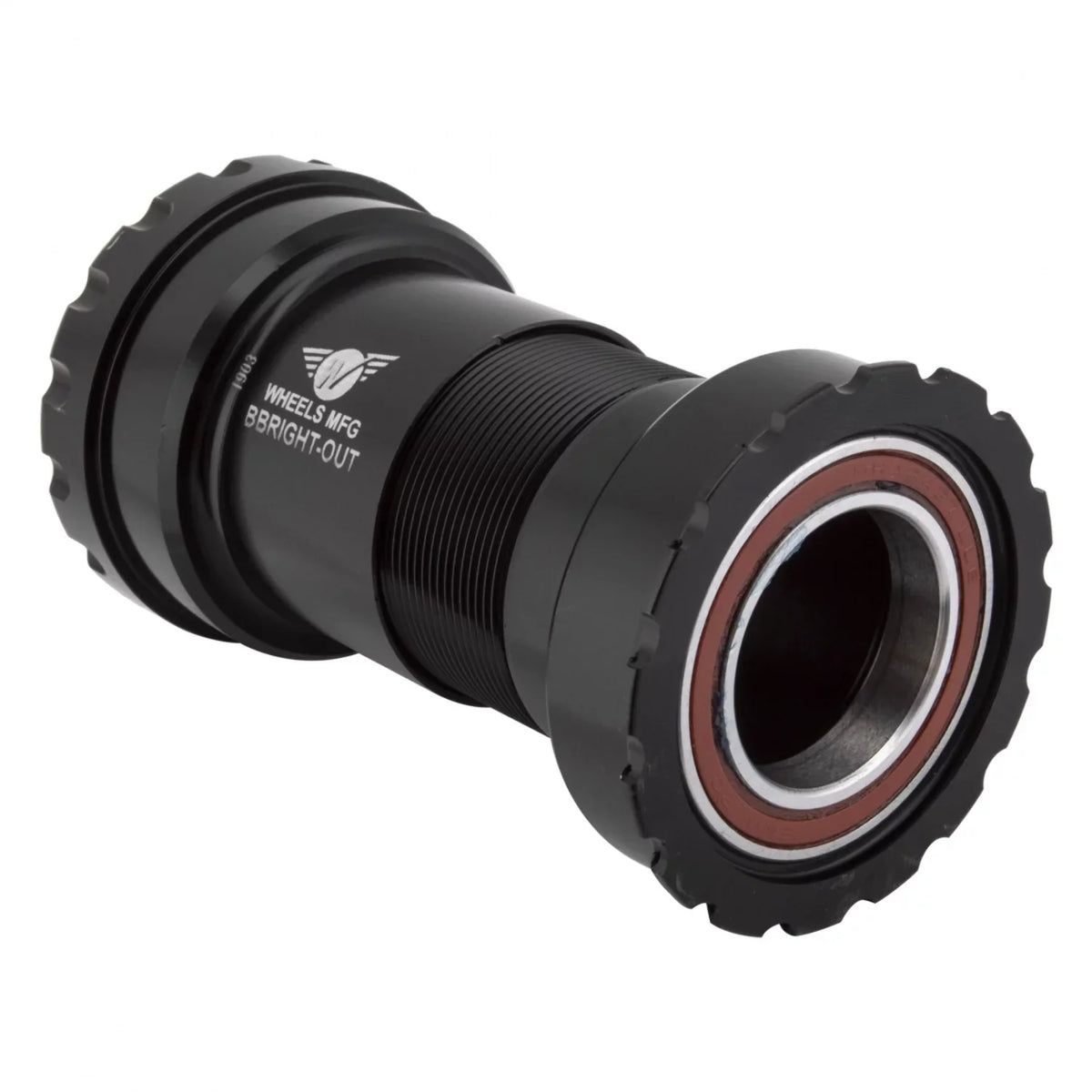 Bottom Manufacturing Angular to Bearings Black Bracket Shimano BBright Wheels