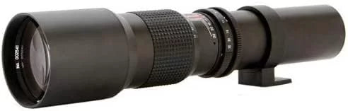 Teleconverter) 500mm Monopod (with & Olympus Manual Bag Four Super f/8 for Digital Cameras Telephoto / Lens + Optics T-Mount Lens 2X 1000mm Thirds Evolt Commander +