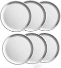 Restaurants Round Pizza design Tray Home Baking Pizza for Tray Round TrueCraftware- of Pan Set 6 Coupe - Tray Bakeware Pizza Kitchen Baking 15” Aluminum Tray Pan Pizzeria &