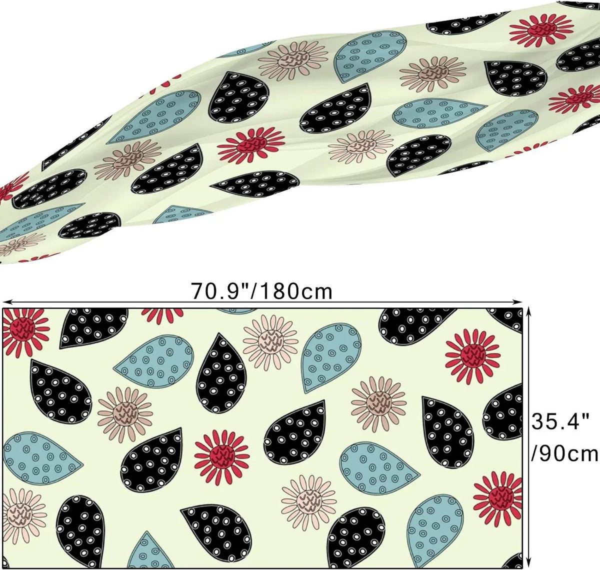 Neck for Doodles Women Scarf Scarves Hyjoy Girls Lightweight Flower Wrap Long Silk Shawl