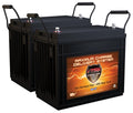 80 MR147-155 24 155AH Motors 80lb 24V Volt Deep Cycle for Trolling Thrust Pound VMAX AGM QTY2 Batteries 12V