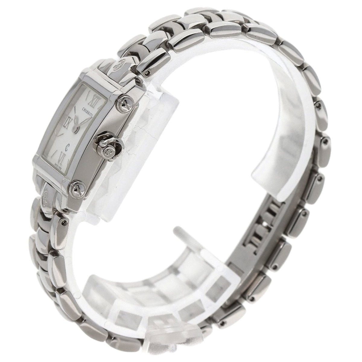 Pre-Owned Philippe (Good) PHILIPPE Charriol Ladies Columbus Steel/SS Watch Ref.9012911 Stainless CHARRIOL