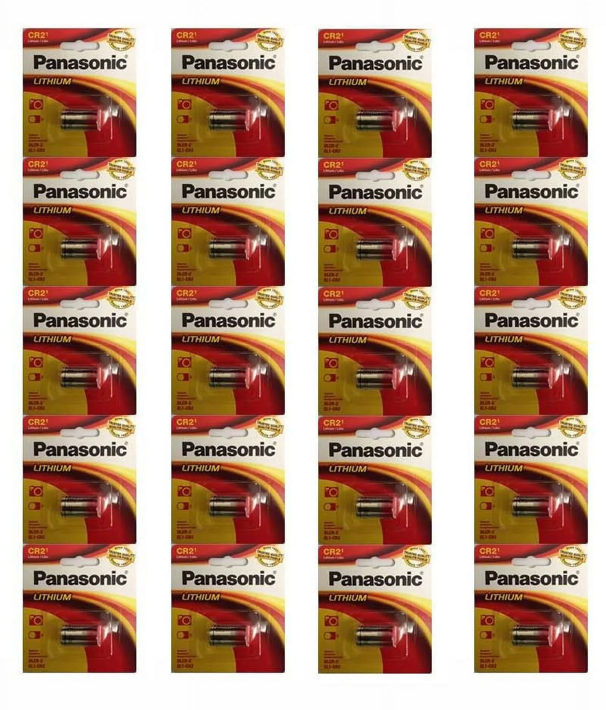 RETAIL PACKAGING Battery, Pcs Panasonic 3V 20 Lithium CR-2
