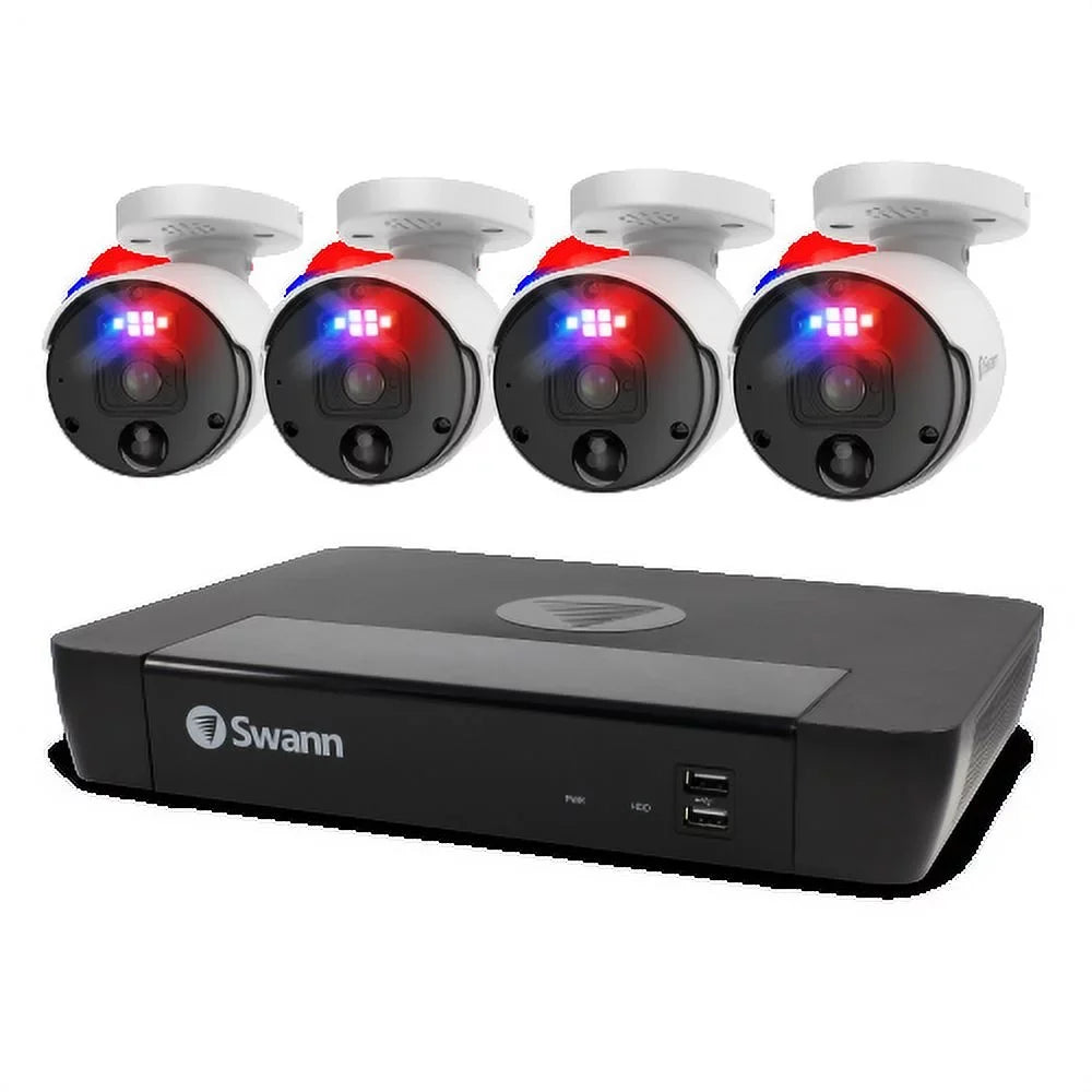 System Channel 8 4 - 12MP Camera Security NVR Swann SWNVK-890004 SwannForce