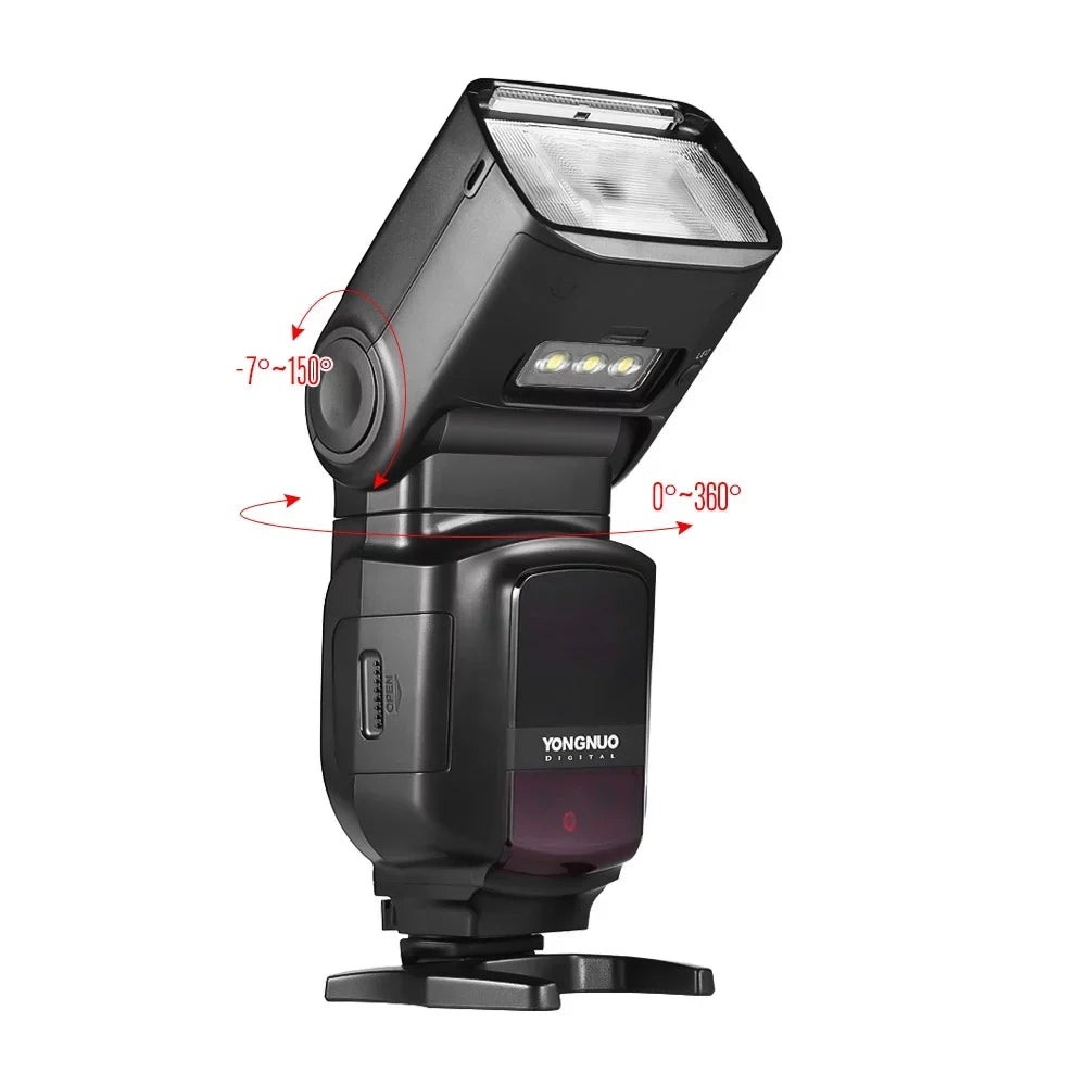 Cameras Flash,Yn968n 1/8000s 5600k With YONGNUO Yn968n 5600k 1/8000s Compatible Ttl Camera Built-in Dslr Speedlite Led Hss Dslr Yn622n Speedlite With Ii Cameras Compatible Cameras Wireless Compatible