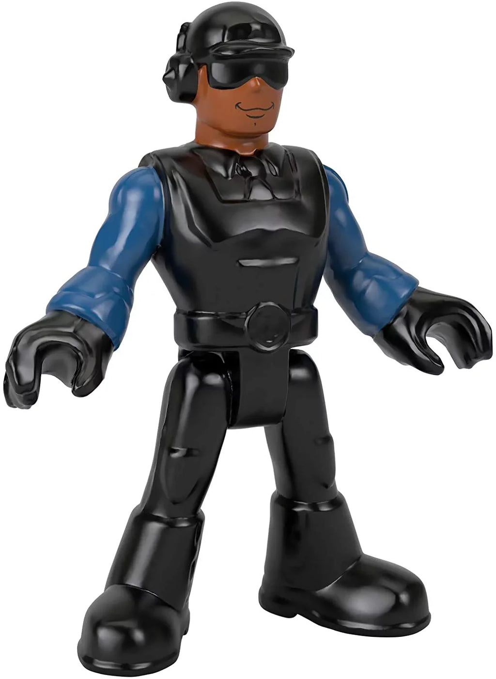 Super Fisher-Price Character and Push-Along Police Toy Cruiser, Figure Set Car Imaginext