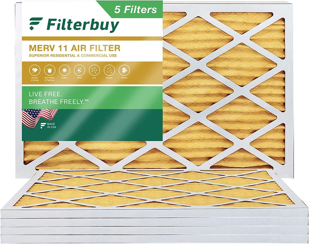 Filters AC 11 20x32x1 Air MERV HVAC Pleated Filterbuy (5-Pack) Furnace