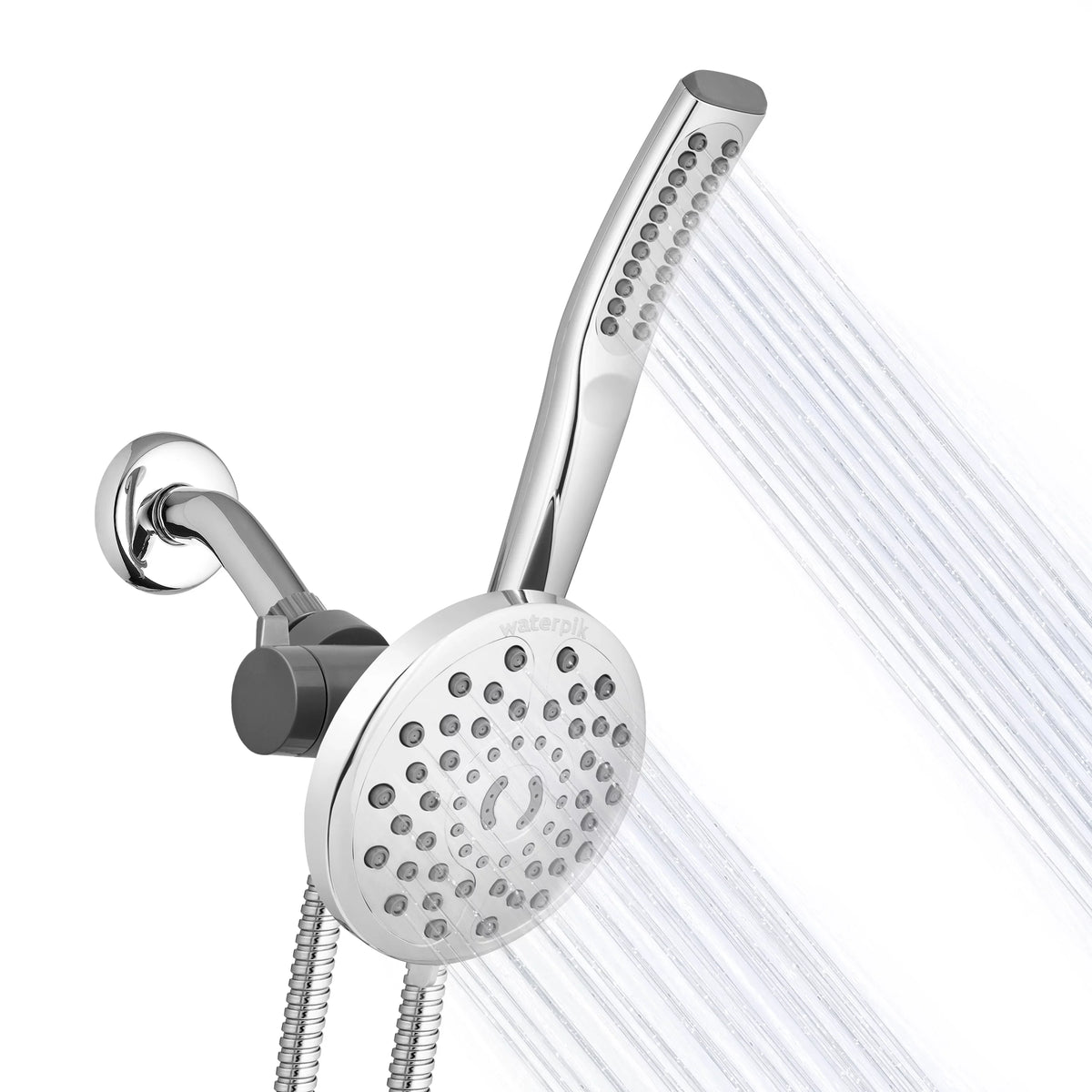 Spa Waterpik Chrome, Massage, XIB-633E-SBX-183ME PowerPulse Shower Combo PowerWand with