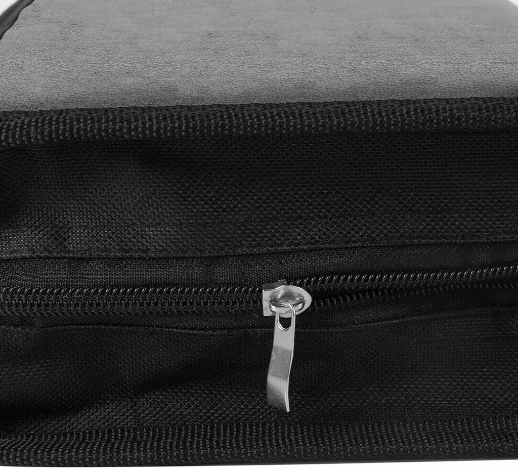 Case Car PU With Home, Disc Portable Bag Capacity Storage Organizer Leather Case Wallet, Zippers, / Holder Office,Travel, For / Storage 80 Binder