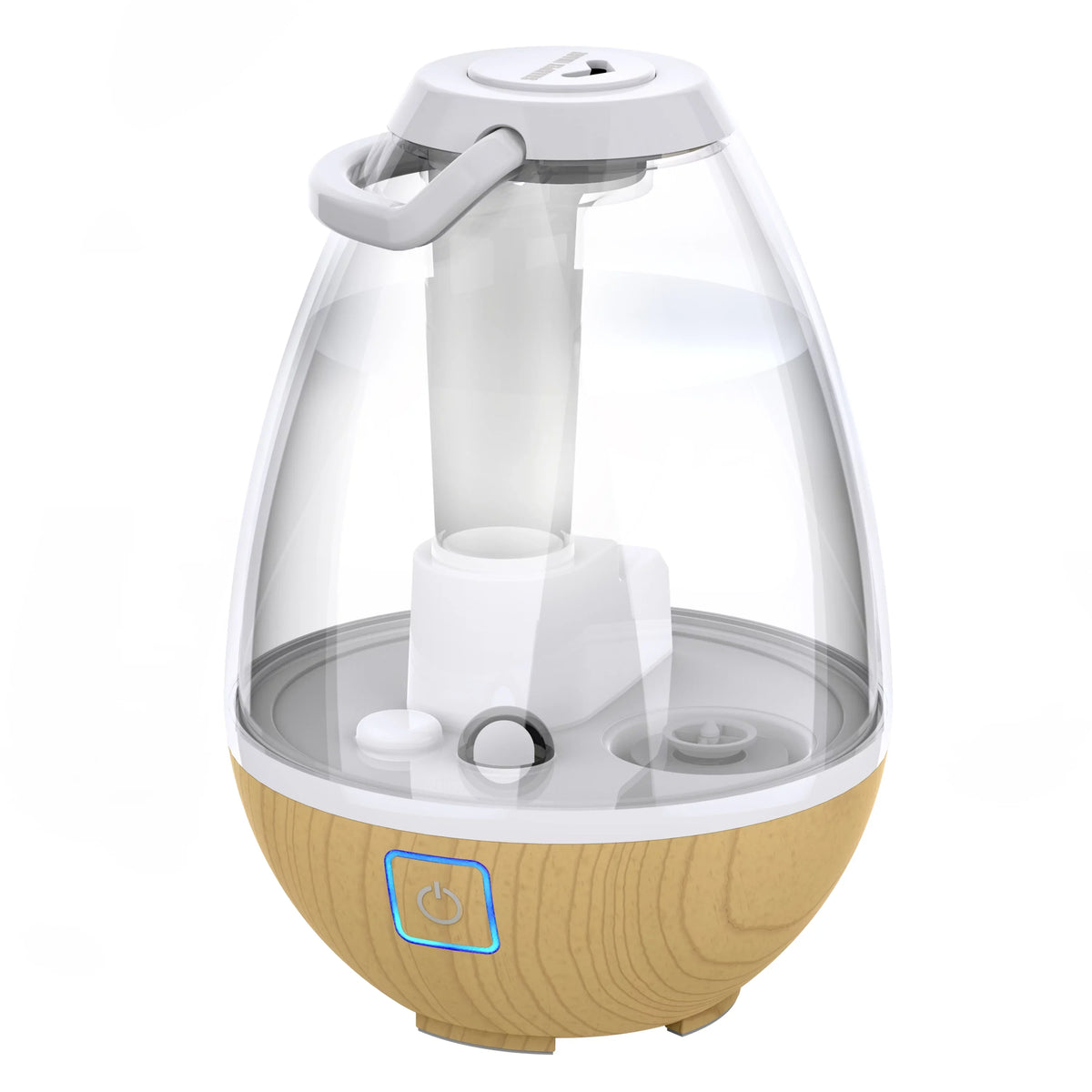 (New) Mist 0.4 Humidifier, Sharper Gallon Light Ultrasonic Image Ash Woodgrain Cool