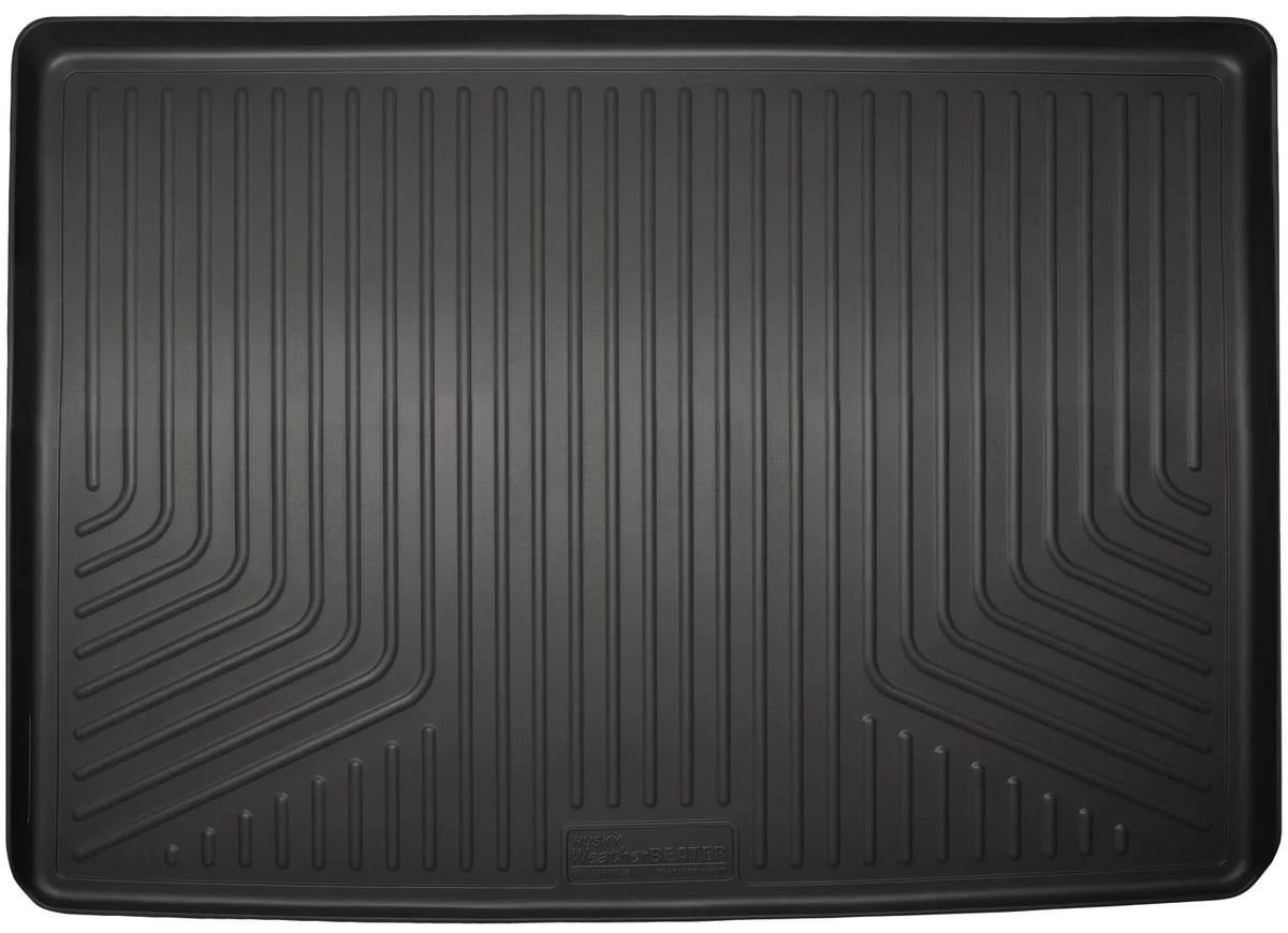Black Compatible RealTruck Yukon Chevrolet - 28221 Husky Liner by with Seat 2015-19 2015-19 2015-19 3rd Cadillac Suburban, Cargo Escalade XL Behind GMC ESV,