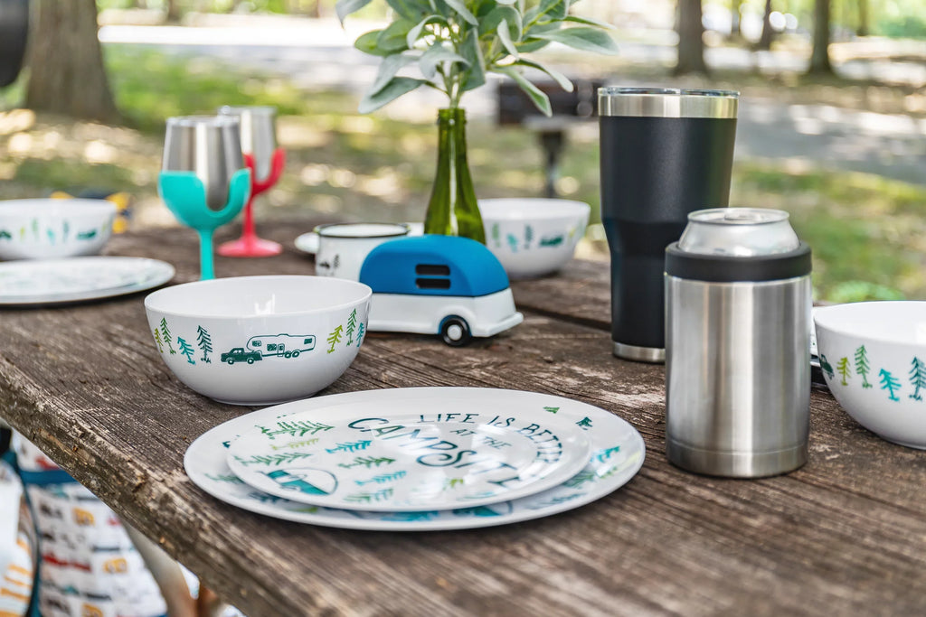 Insulated 4 8oz in at | Life (53068) Stainless Construction, Campsite Kitchen is the Comes and Removable a Better Wine Tumblers Colorful Camco a dimension Vacuum 18/8 Stems, Features Grade Steel