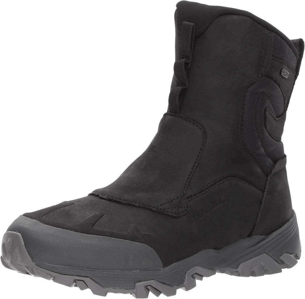 Merrell Men's Polar ICE+ Black, COLDPACK Boot, Waterproof Zip 8" Snow M US 7