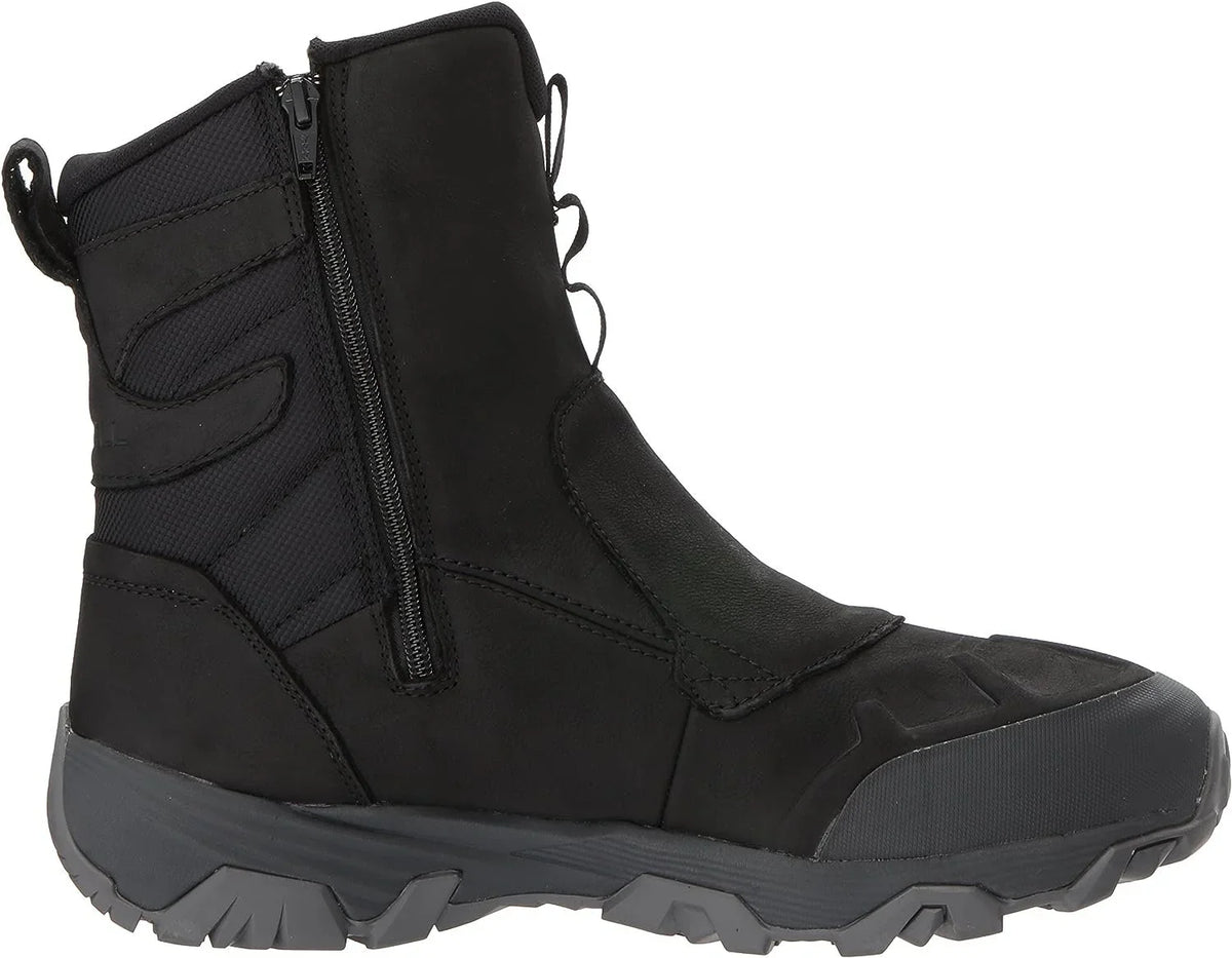 Merrell Men's Polar ICE+ Black, COLDPACK Boot, Waterproof Zip 8" Snow M US 7