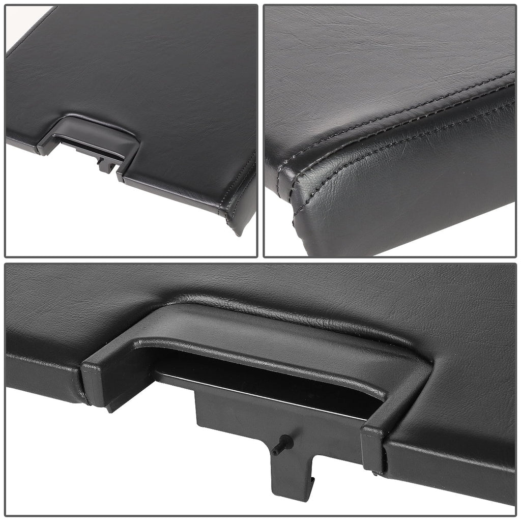 XL Tahoe Motoring Arm Top Lid Center Yukon to 3500 Black Console Escalade 1500 2007 Kit Silverado For GMC Sierra Chevy 2500 2014 Cadillac DNA GECS-003-BK Rest