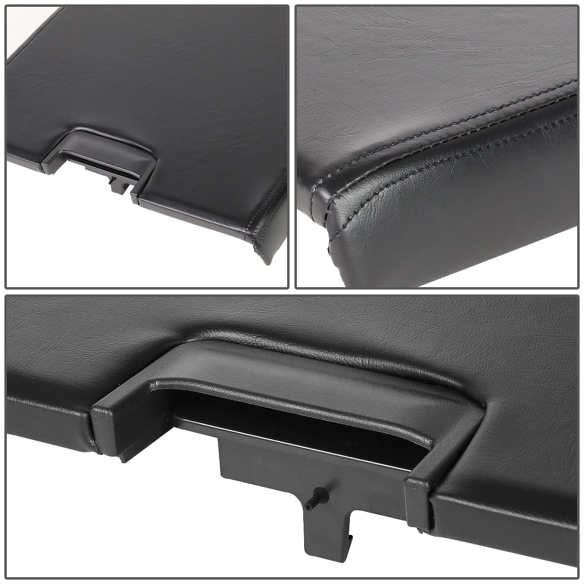 XL Tahoe Motoring Arm Top Lid Center Yukon to 3500 Black Console Escalade 1500 2007 Kit Silverado For GMC Sierra Chevy 2500 2014 Cadillac DNA GECS-003-BK Rest