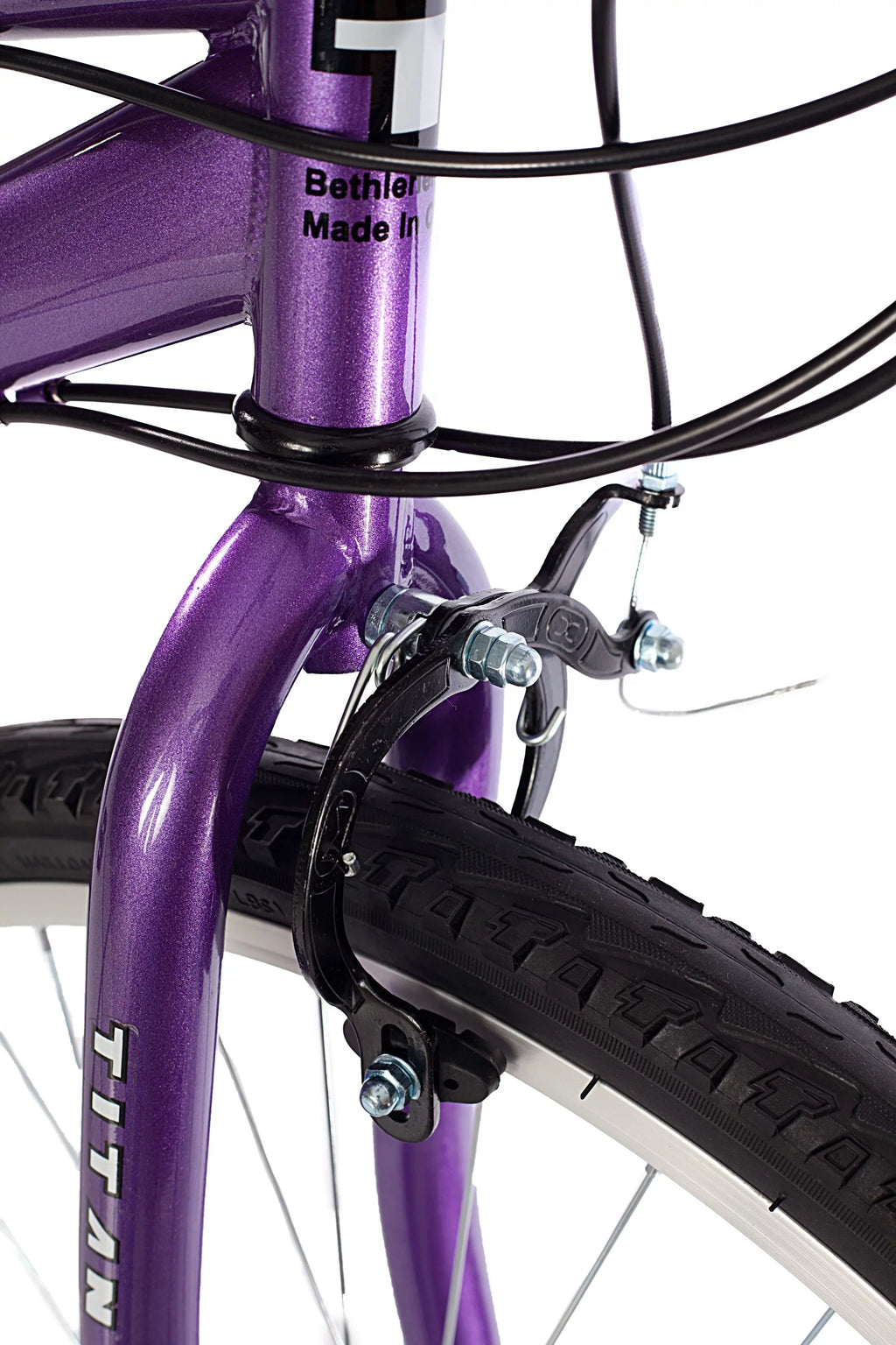 Black Wildcat Bike, Mountain 18-Speed Titan Women's Purple and