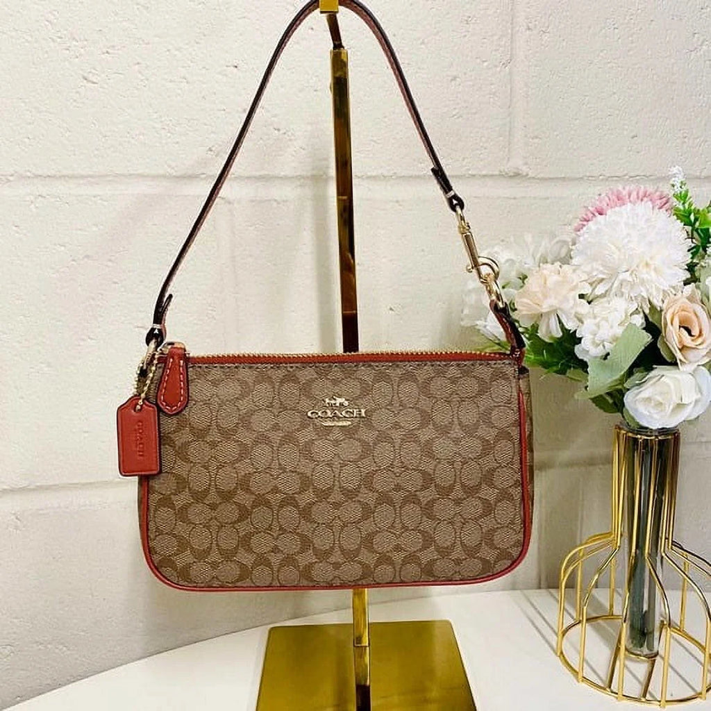 Nolita Signature CE698 Khaki Coach In IN Terracotta Canvas Colorblock 19