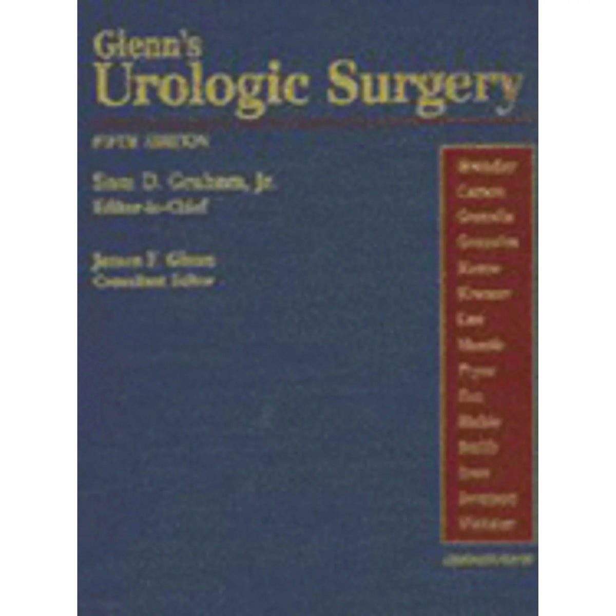 James by Glenn's Glenn Sam (Hardcover D Urologic Glenn, Pre-Owned Graham, 9780397587377) F Surgery