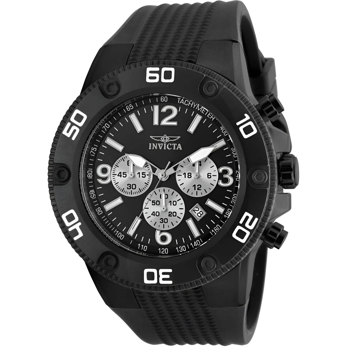 Diver Chronograph Black Invicta Dial 20274 Watch Pro Men's