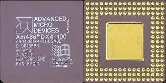 CPU, AM486TM CV 9619DPB AMD 3VOLT DX4-100