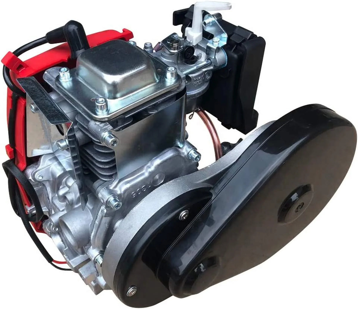 Kit, 53cc Petrol Motor for Bicycle Motorized Motor 26-28" Engine Super Motor Gasoline with 4-Stroke Refit Kit PEXMOR Bike Bicycle Conversion Cycle V-Frame Set Bikes Kit, Gas Fuel-efficient Bike