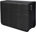 Case Car PU With Home, Disc Portable Bag Capacity Storage Organizer Leather Case Wallet, Zippers, / Holder Office,Travel, For / Storage 80 Binder