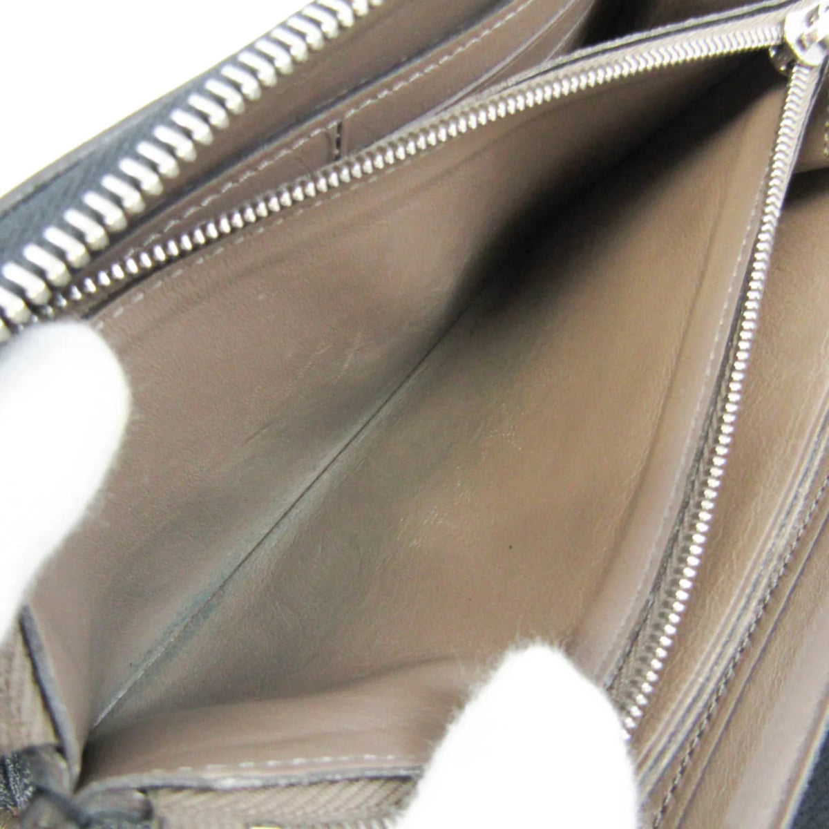 Pre-Owned Wallet Long (Good) Cachemire Comet Portefeuille M60146 (bi-fold) Women's Noir Leather Veau