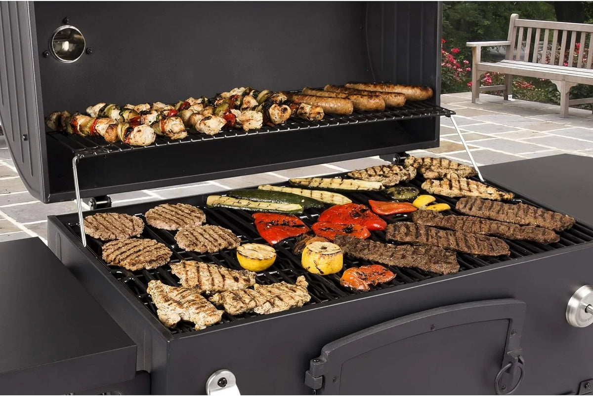 Heavy-Duty Charcoal Black X-Large Grill,