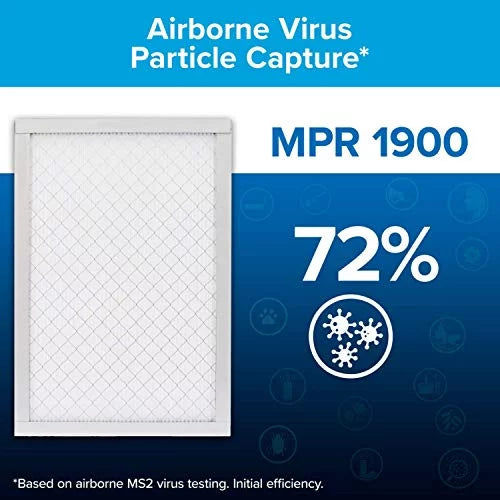 Air Healthy Pleated Filtrete Air 3-Month 1900, Allergen 1-Inch 2 MERV Filters, Filters Ultimate Filter, MPR Living 13,