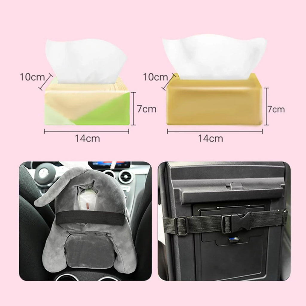 Organizer Animal Cartoon Comfortable Box Monkey in1 Holder Vehicle Tissue 2 Box for Home Cute Accessories Cartoon