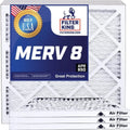 HVAC 4-PACK Filter Actual Furnace MERV | 50 4x50x1a Pleated | .75" USA MADE x Filter A/C | dimension: Filters IN Air 8 King 4 | x