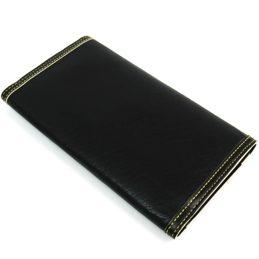 Tresor Women's Noir International Leather Pre-Owned (bi-fold) M91836 Wallet Long Porte Suhali Suhali (Good)