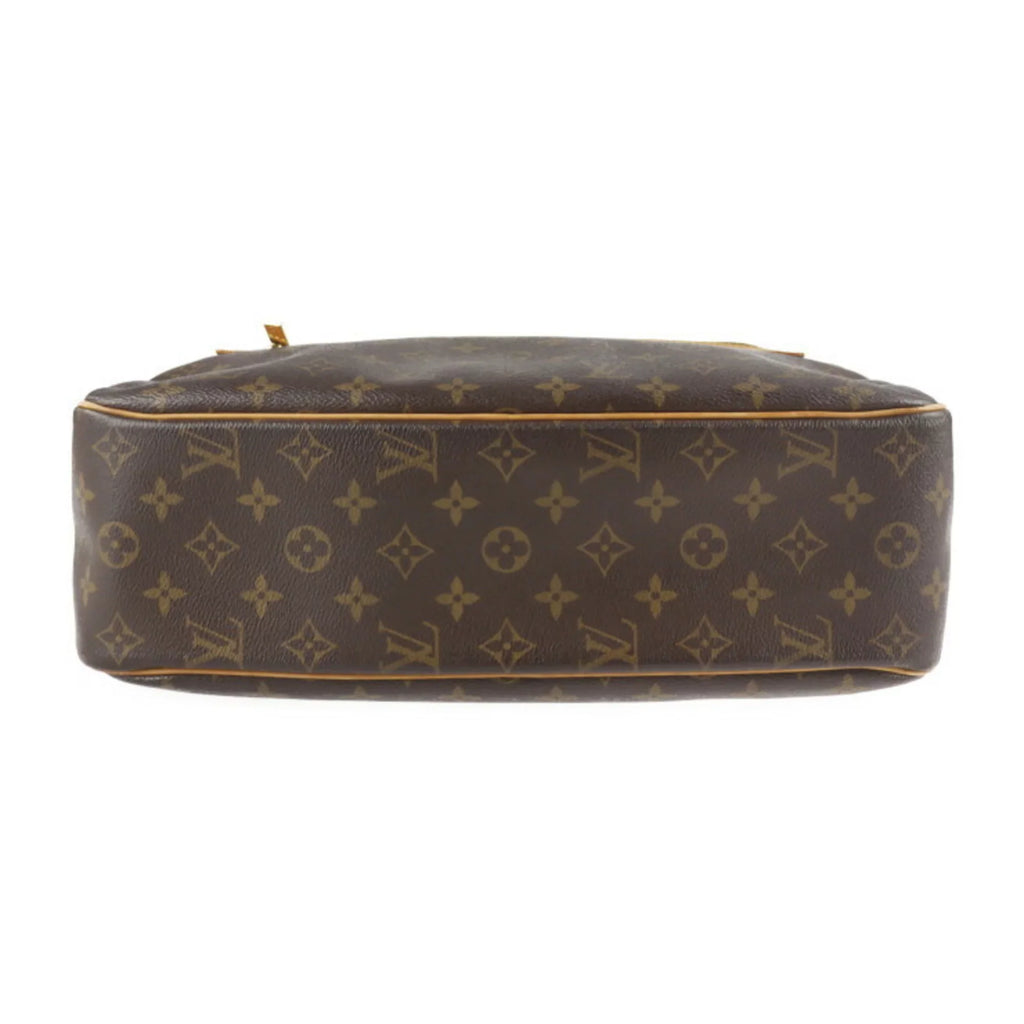 GM Canvas (Good) Shoulder Pre-Owned Monogram Cite Bag M51181 Leather Brown