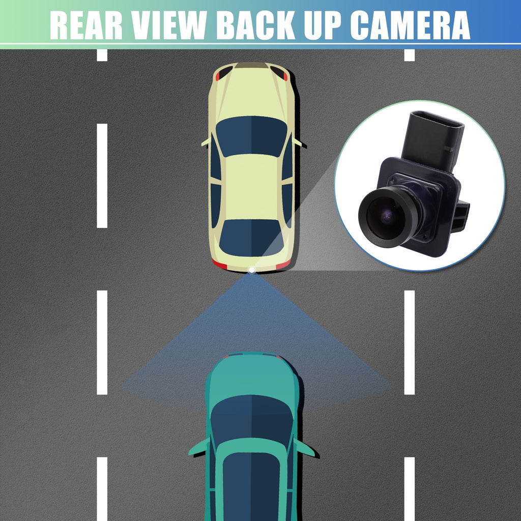 Waterproof Reverse Car Rear ET4Z-19G490-A Camera Parking for Camera 2013-2014 Replace Edge Backup Up Back View