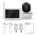 Inch Motion Vision LCD 720P Audio Screen inch 4.5 Way 2 Infrared Infrared 8 with Audio Dazzduo Monitor 4.5 Camera,Function Loop - Wireless OWSOO 2-Way 4.5 Includes - Camera 8 LCD Camera Video LCD