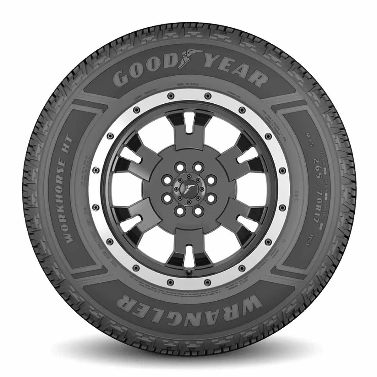 121R Wrangler 2017 LT265/70R17 Workhorse 1500 HT WT, All-Season Silverado Goodyear 1500 Tire Silverado Chevrolet Fits: 2014-15 Chevrolet WT