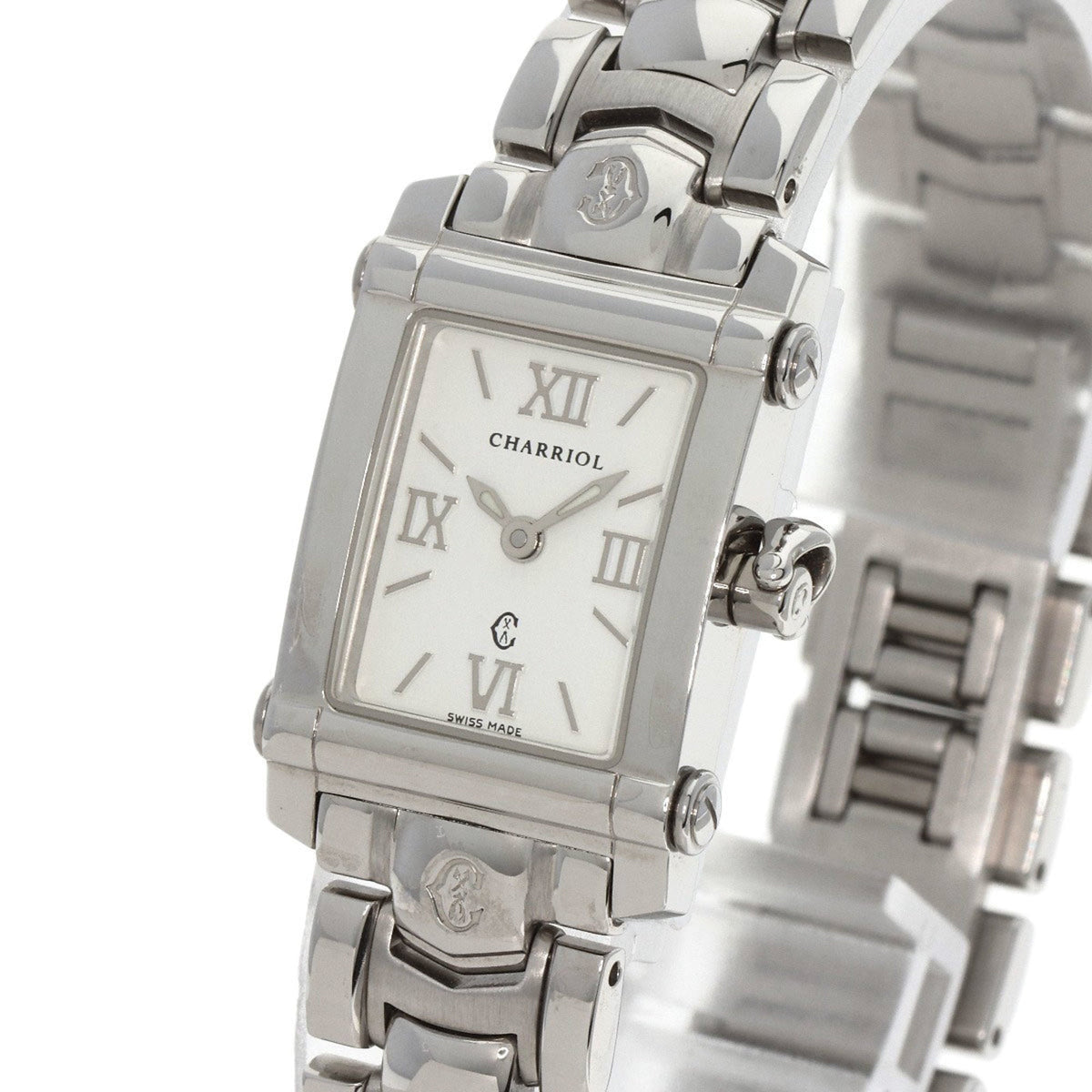 Pre-Owned Philippe (Good) PHILIPPE Charriol Ladies Columbus Steel/SS Watch Ref.9012911 Stainless CHARRIOL