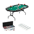 13.5 Chip Folding Bling Poker Chip 2pc. Tray- Poker Cat Texas Fat and Set, Hold'Em Table, Fat Grams Cat 500Ct