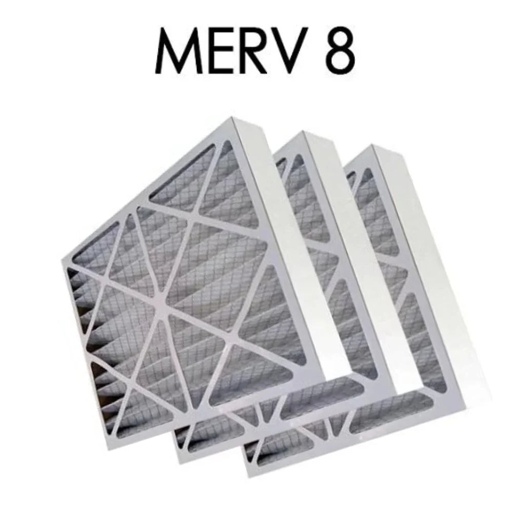 | 3PK - Pleated 15.5x19.5x3.625 dimension MERV Actual 8 Filter 16x20x4 Air