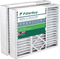 MERV HVAC FC100A1003 Filterbuy Filters Pleated Furnace AC 13 Honeywell for 16x20x5 (2-Pack) Air