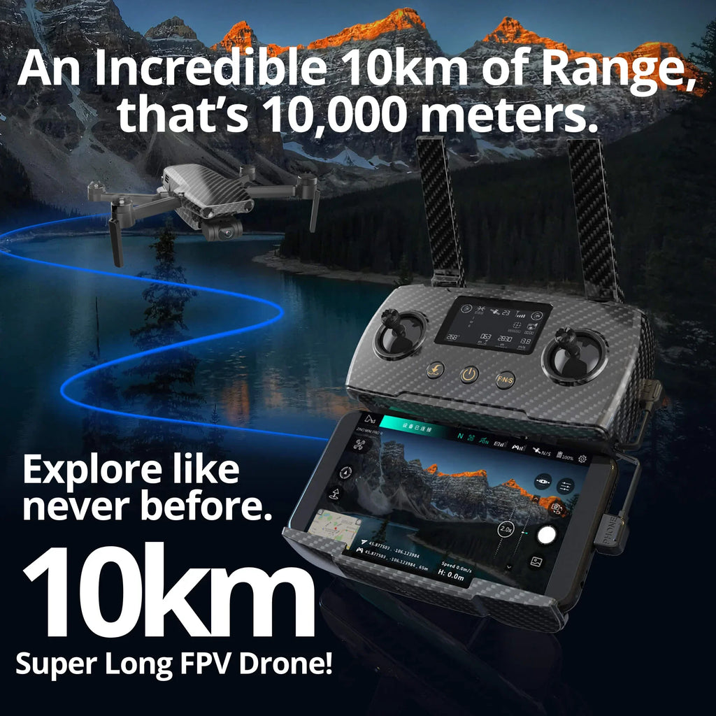 Big Voyager 10km Combo! 30fps Baller Bigly Zino Ultra 4K Brothers HD Flight Gimbal, Grams, 3-Axis 249 Drone, Follow Me, The 135mins Stable Ultra AI-Powered Range, Camera, Time
