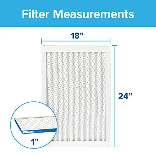 Air Healthy Pleated Filtrete Air 3-Month 1900, Allergen 1-Inch 2 MERV Filters, Filters Ultimate Filter, MPR Living 13,