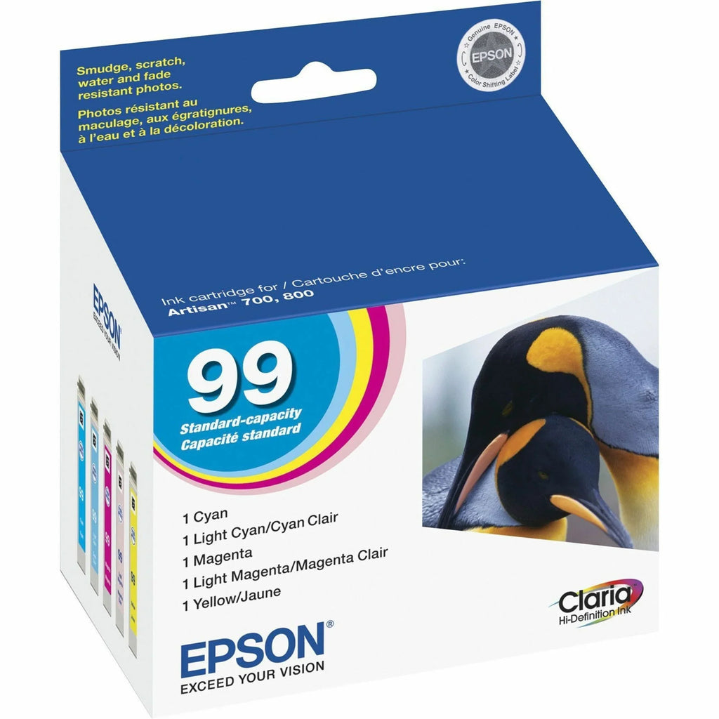 Magenta Cyan Light Yellow 99 Light Cyan T099920S Claria Ink Magenta