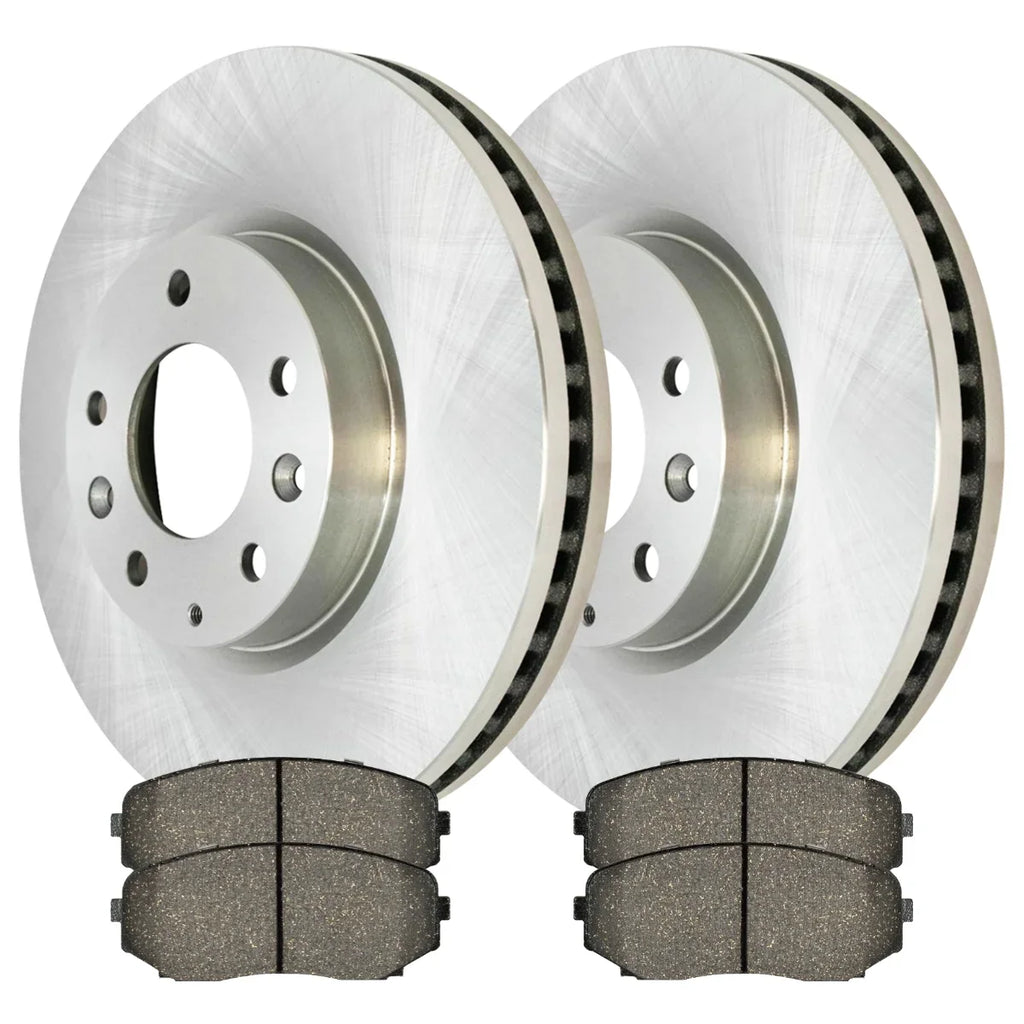 CX-7 Front 2011 Pads 2010 Passenger Kit Ceramic Brake Rotors AWD FWD 2.5L Side 2012 and 2007 Mazda AutoShack 2009 Replacement Driver 2.3L for and 2008
