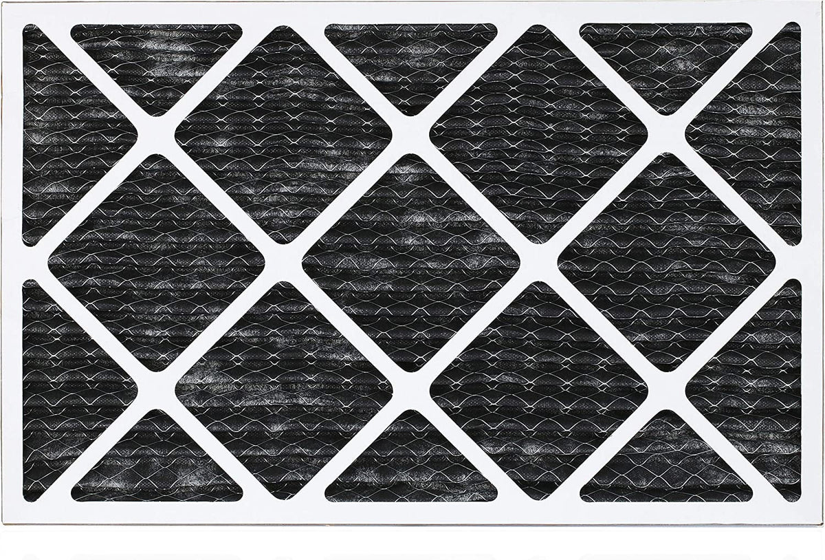 16x24x1 AC Filters Activated Odor (1-Pack) Filterbuy HVAC 8 Furnace with Carbon Eliminator MERV Pleated Air