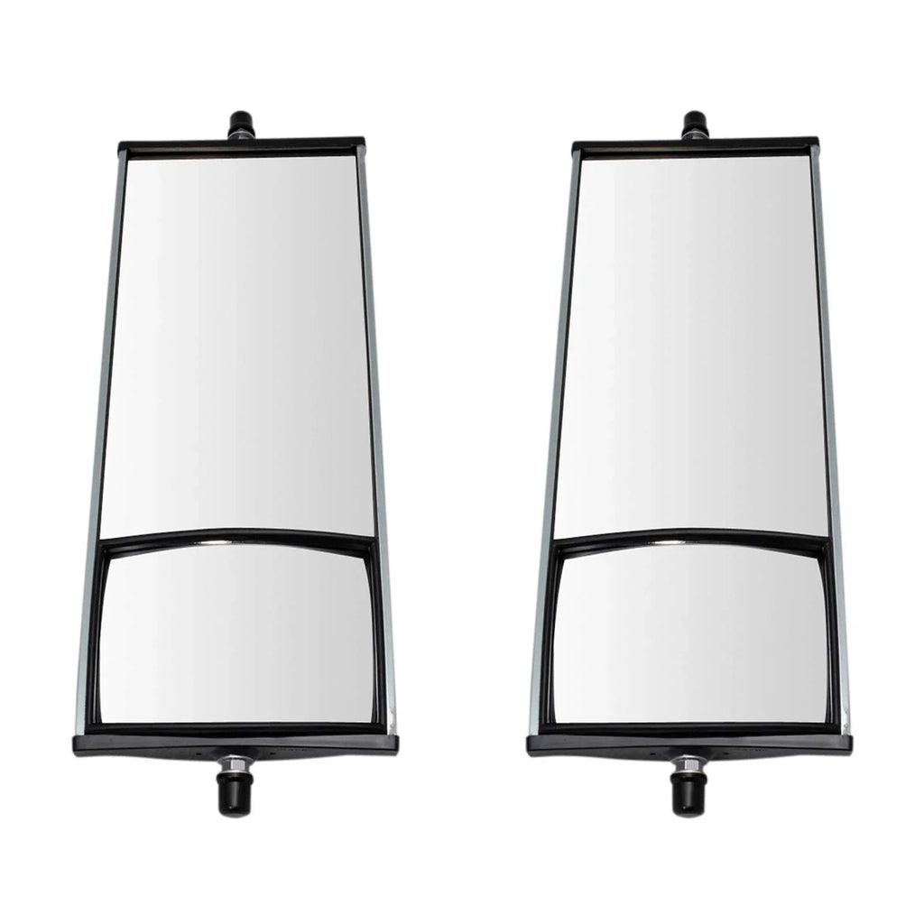Convex Aluminum 16" select: 6.5" MRA64341 HD Pair NPR Mirror for x Truck ISUZU w/ 1986-2009,2011-2017 West Glass Fits Semi Coast TRQ