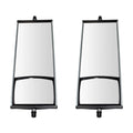 Convex Aluminum 16" select: 6.5" MRA64341 HD Pair NPR Mirror for x Truck ISUZU w/ 1986-2009,2011-2017 West Glass Fits Semi Coast TRQ