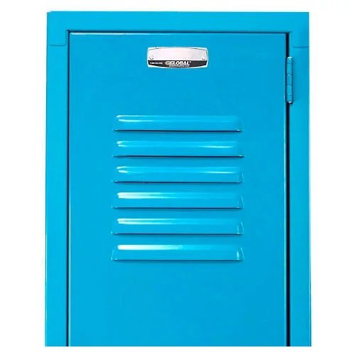 x to Ready Assemble 36 x Global 652079BL Paramount in. Tier Double Locker, 6 12 18 Blue Door